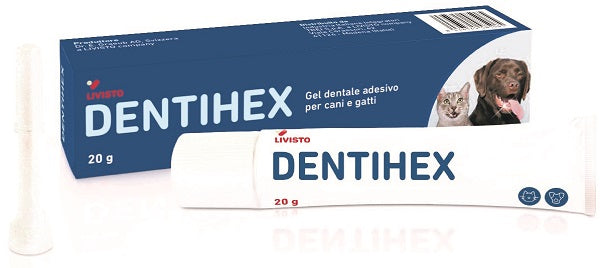 DENTIHEX GEL DENTALE ADESIVO PER CANI E GATTI 20 G
