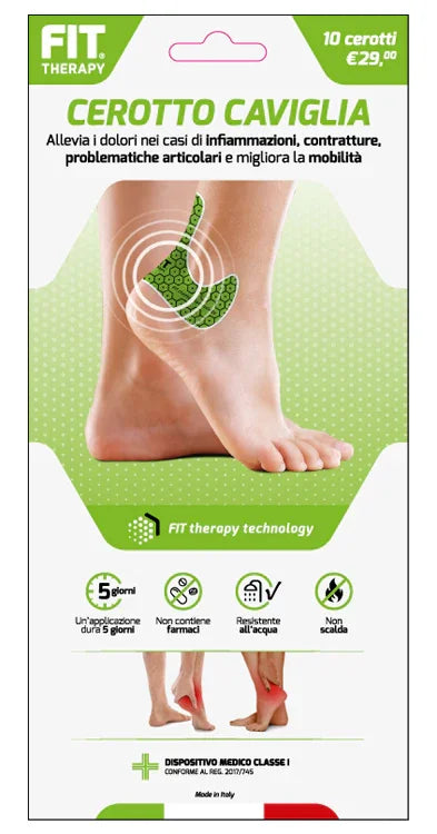 FIT THERAPY CEROTTO CAVIGLIA 10 PEZZI - Farmaspeed