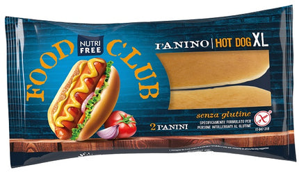 NUTRIFREE HOT DOG SANDWICH XL 2 PIECES OF 65 G