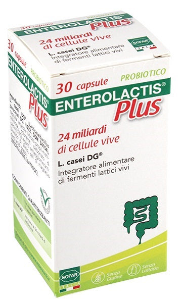 ENTEROLACTIS PLUS 30 CAPSULES