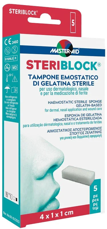 MASTER-AID STERIBLOCK TAMPONE EMOSTATICO - Farmaspeed