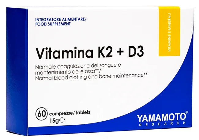 YAMAMOTO RESEARCH VITAMINA K2+D3 60 COMPRESSE - Farmaspeed