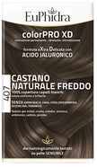 EUPHIDRA COLORPRO XD 407 CASTANO NATURALE F COLORE + ATTIVANTE + BALSAMO + CUFFIA + GUANTI