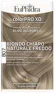 EUPHIDRA COLORPRO XD 807 BIONDO CHIARO NATURALE F COLORE + ATTIVANTE + BALSAMO + CUFFIA + GUANTI