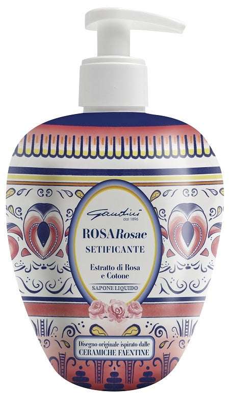 GANDINI LIQUID SOAP FAENZA ROSE 500 ML
