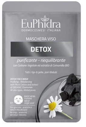 EUPHIDRA MASCHERA VISO DETOX 1 PEZZO - Farmaspeed