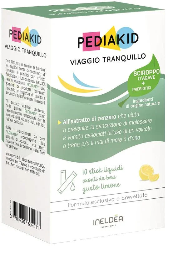 PEDIAKID VIAGGIO TRANQUILLO 10 STICK - Farmaspeed