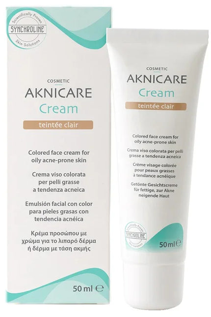 AKNICARE CREAM TEINTEE CLAIR 50 ML - Farmaspeed