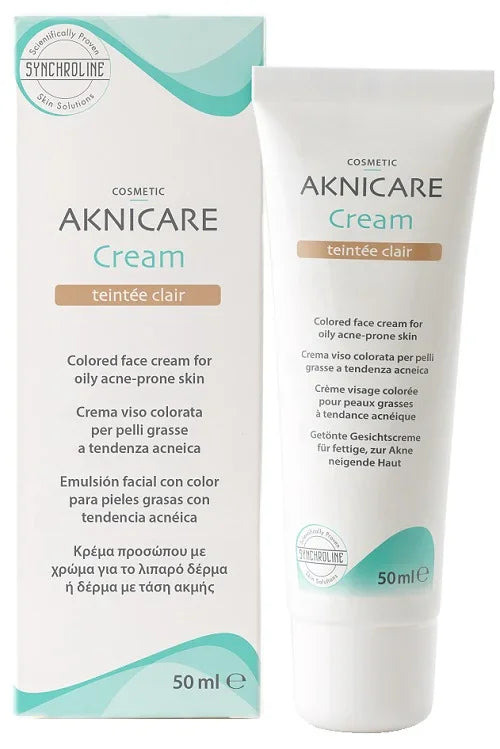 AKNICARE CREAM TEINTEE CLAIR 50 ML - Farmaspeed