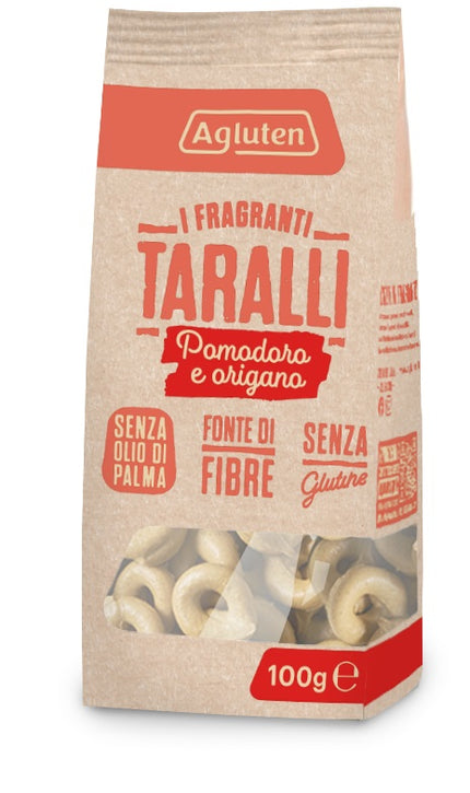AGLUTEN TARALLI TOMATO AND OREGANO 100 G