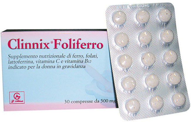 CLINNER FOLIFERRO 30 TABLETS