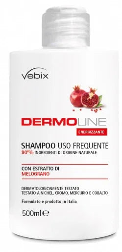 VEBIX DERMOLINE MELOGRANO SHAMPOO USO FREQUENTE 500 ML - Farmaspeed