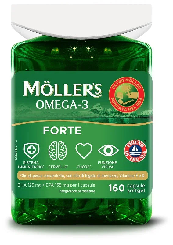 MOLLER'S OMEGA 3 FORTE 160 CAPSULE - Farmaspeed