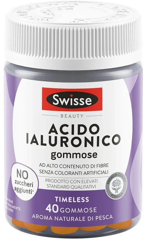 SWISSE ACIDO IALURONICO 40 GOMMOSE - Farmaspeed