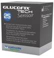 GLUCOFIX TECH SENSOR BLOOD GLUCOSE TEST STRIPS 25 PIECES