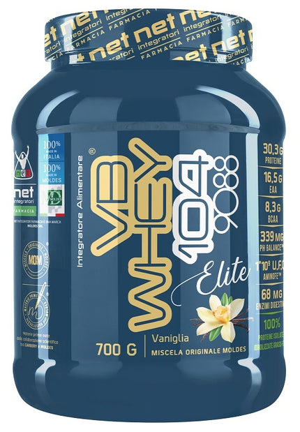 NET INTEGRATORI VB WHEY 104 9088 ELITE VANIGLIA 700 G