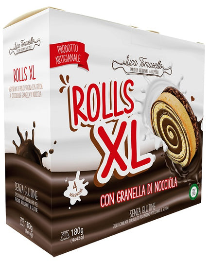 ROLLS XL MERENDINA PAN DI SPAGNA GRANELLA NOCCIOLA 180 G