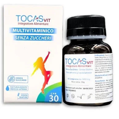 TOCASVIT 30 COMPRESSE SENZA ZUCCHERO NUOVO FORMATO - Farmaspeed