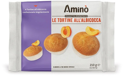 AMINO' APRICOT CAKES 4 PIECES OF 52.5 G