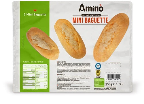 AMINO' MINI BAGUETTE 3 PEZZI DA 50 G