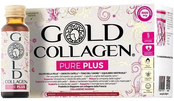 GOLD COLLAGEN PURE PLUS 10 FLACONCINI DA 50 ML - Farmaspeed