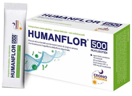 HUMANFLOR 500 NUCLEOTIDI 10 STICK OROSOLUBILI DA 1,5 G - Farmaspeed