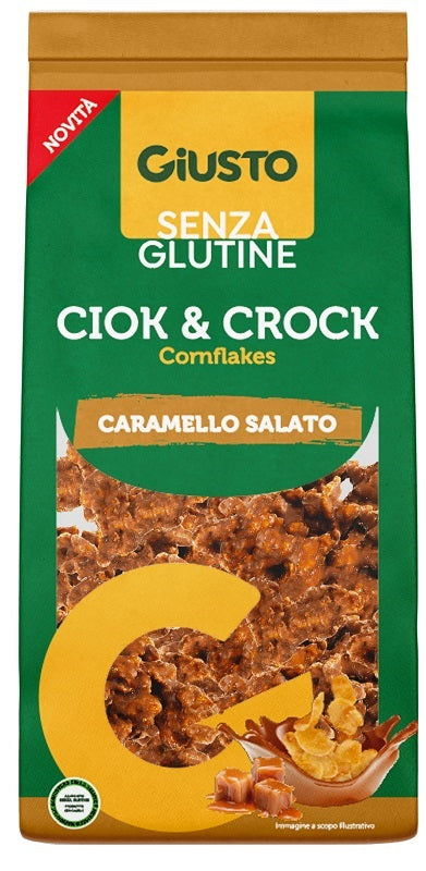 GIUSTO GLUTEN FREE CIOK&CROCK SALTED CARAMEL CORNFLAKES 125 G