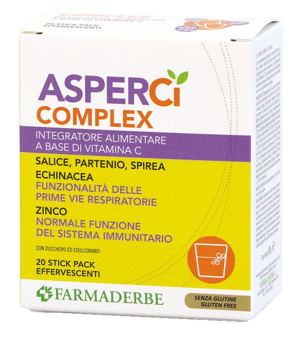 ASPER CI COMPLEX 20 STICK PACK EFFERVESCENTI 4,4 G