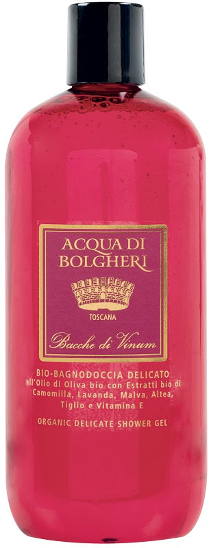 ACQUA DI BOLGHERI BIO BAGNODOCCIA BACCHE DI VINUM 500 ML