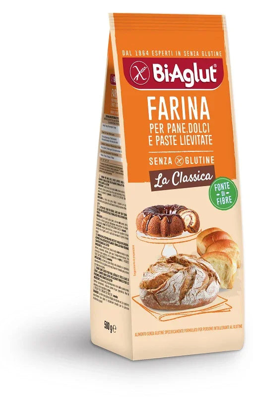 BIAGLUT FARINA SENZA GLUTINE CLASSICA 500 G - Farmaspeed