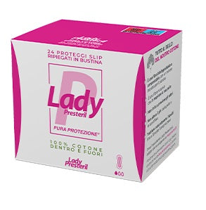 LADY PRESTERIL BIODEGRADABLE FOLDED PANTY LINERS 24 PIECES