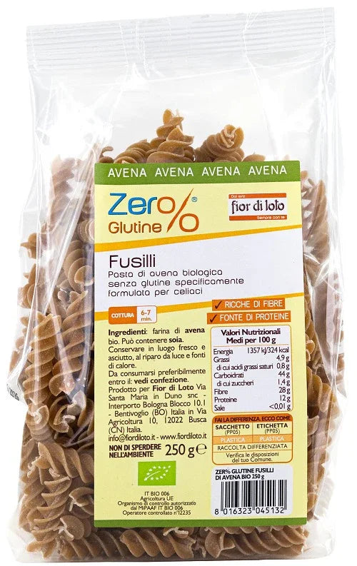 FUSILLI DI AVENA 250 G - Farmaspeed