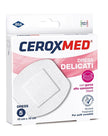 DRESS DELICATI CEROXMED CON GARZA ALTO SPESSORE PER PELLI SENSIBILI 10X10CM 5 PEZZI - Farmaspeed