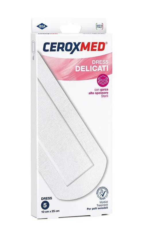 DRESS DELICATI CEROXMED 10X25 CM 5 PEZZI - Farmaspeed