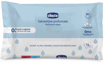 CHICCO SALVIETTE 72 PEZZI NO PLAQUE - Farmaspeed