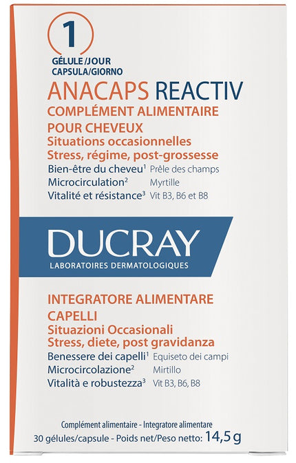 ANACAPS REACTIV HAIR OCCASIONAL SITUATION 30 CAPSULES