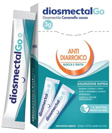DIOSMECTALGO CARAMELLO CACAO 12 STICK - Farmaspeed
