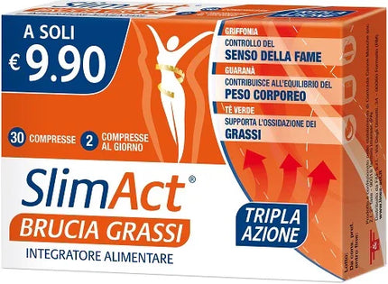 SLIM ACT BRUCIA GRASSI 30 COMPRESSE - Farmaspeed