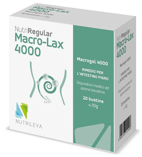 NUTRIREGULAR MACRO LAX 4000 20 BUSTINE DA 10 G - Farmaspeed
