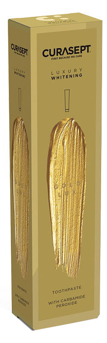 CURASEPT GOLD LUXURY WHITENING TOOTHPASTE 75 ML