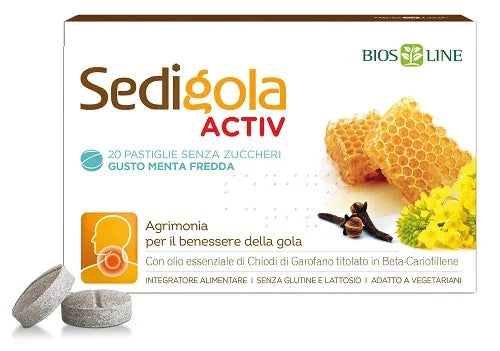 APIX SEDIGOLA ACTIV MENTA FREDDA 20 PASTIGLIE - Farmaspeed