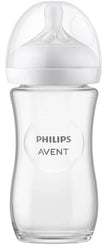 AVENT BIBERON NATURAL RESPONSE IN VETRO DA 240ML TETTARELLA FLUSSO 3 - Farmaspeed