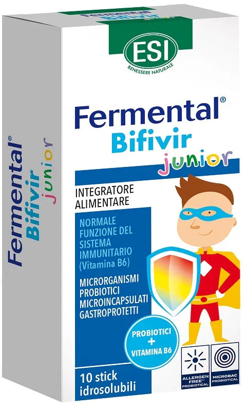 ESI FERMENTAL BIFIVIR JUNIOR 10 STICK IDROSOLUBILI - Farmaspeed