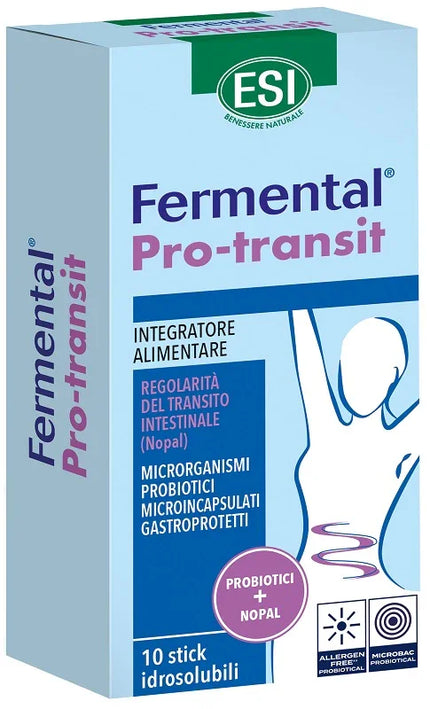 ESI FERMENTAL PRO TRANSIT 10 STICK IDROSOLUBILI - Farmaspeed
