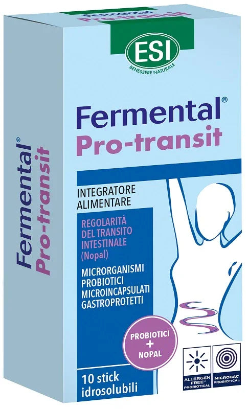 ESI FERMENTAL PRO TRANSIT 10 STICK IDROSOLUBILI - Farmaspeed