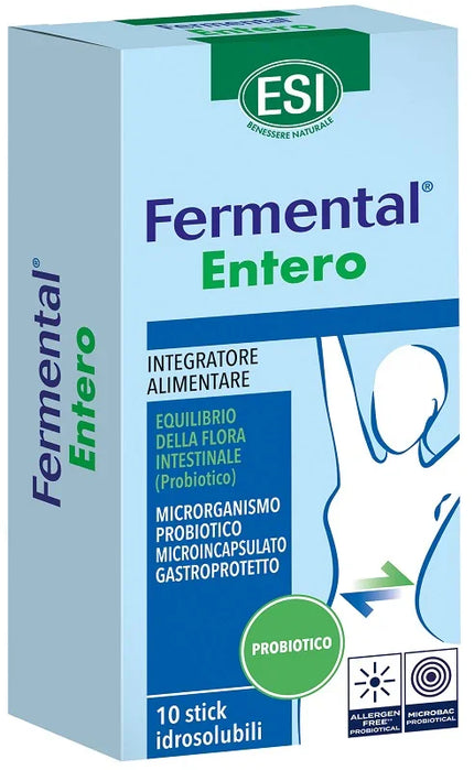 ESI FERMENTAL ENTERO 10 STICK IDROSOLUBILI - Farmaspeed