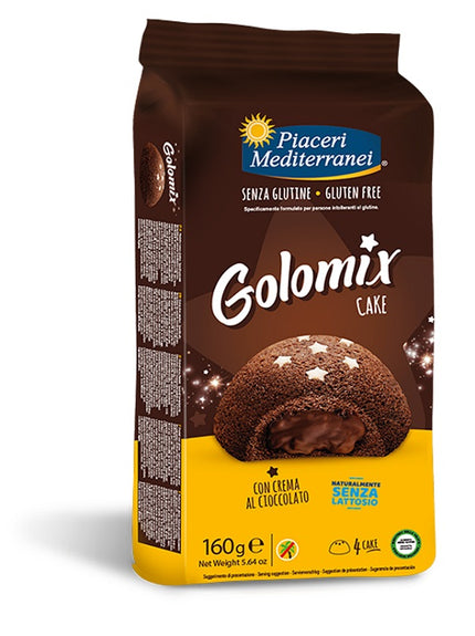 PIACERI MEDITERRANEI GOLOMIX CAKE 4 PEZZI DA 40 G