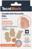 CEROTTO ANTI VERRUCHE BIMBI 12 PEZZI + 12 FIXING ANIMIALI TERRA COLORE BEIGE - Farmaspeed