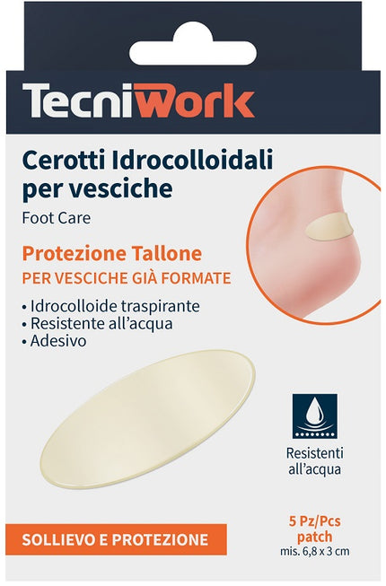 CEROTTI IDROCOLLOIDALI PER VESCICHE 5 PEZZI - Farmaspeed