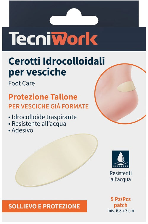 CEROTTI IDROCOLLOIDALI PER VESCICHE 5 PEZZI - Farmaspeed